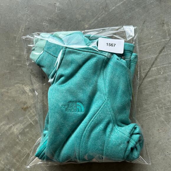 North Face Jacket Women's S Green Agave Active Softshell Coat Full Zip Fleece - Picture 9 of 9